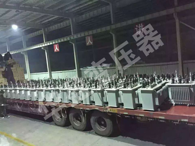 沧州非晶合金变压器发货现场